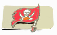 Tampa Bay Buccaneers Silver Money Clip