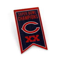 Bears Championship Banner Pin