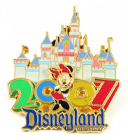 Minnie Mouse 2007 Disneyland Resort Pin - Multi Layer 