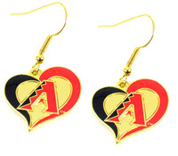 Arizona Diamondbacks Vintage Heart Earrings