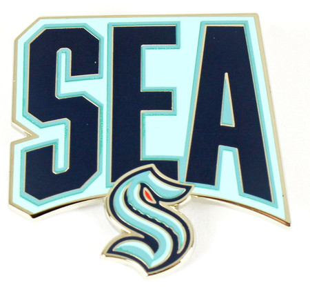 Seattle Kraken Primary Logo Enamel Collector Pin - Shop The Kraken