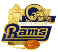 St. Louis Rams Football Icons Pin