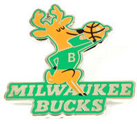 Milwaukee Bucks Vintage Logo Pin