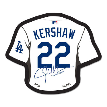 Clayton Kershaw Los Angeles Dodgers Jersey Signature Pin