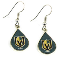 Vegas Golden Knights Teardrop Earrings