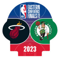 NBA 2023 Eastern Conference Match Up Pin - Celtics vs. Heat