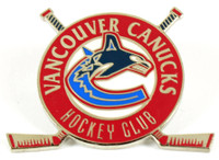 Vancouver Canucks Cross Sticks Pin