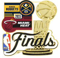 2023 NBA Finals Head To Head Pin - Heat vs. Nuggets