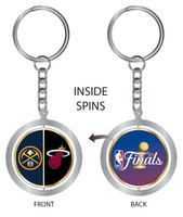 2023 NBA Finals Nuggets vs. Heat Double Sided Key Chain