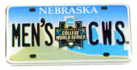 2023 Men's College World Series Nebraska License Plate Pin