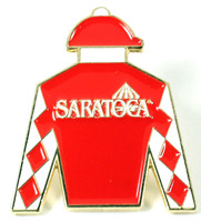 Saratoga Race Course Jockey Silks Pin