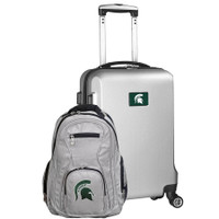 Michigan State Deluxe 2-Piece Backpack and Carry-on Set