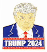 Donald Trump 2024 Mug Shot Lapel Pin