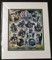 Super Bowl XL Steelers vs. Seahawks 8" x 10" Double Matted Photo