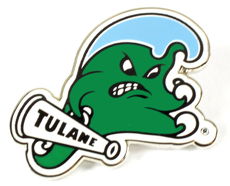 Tulane University Green Wave 12 Inch Vinyl Decal - Officially Licensed College Sticker