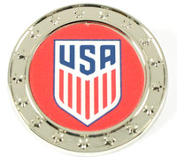 United States Soccer Stars Logo Pin