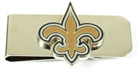 New Orleans Saints Silver Money Clip