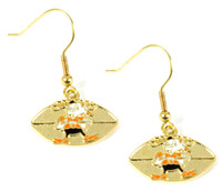 Cleveland Browns Mascot Football Earrings