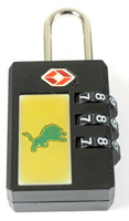 Detroit Lions TSA Approved Travel Lock