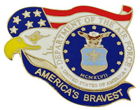 America's Bravest U.S. Air Force Pin