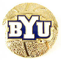 BYU Cougars Basketball Pin