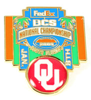 Oklahoma Sooners 2009 BCS National Championship Pin