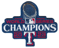 Texas Rangers 2023 World Series Champions PATCH - 4" x 3.2"