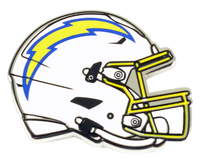 Los Angeles Chargers Helmet Pin - Yellow Face Mask