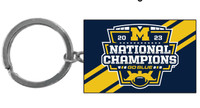 Michigan Wolverines 2023 BCS National Champions Key Chain