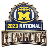 Michigan Wolverines 2023 BCS National Champions Pin.