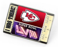 Kansas City Chiefs 2023 Super Bowl LVIII (58) - I Was There Pin