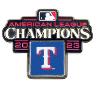 Texas Rangers 2023 American League Champions Pin.