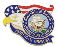 America's Bravest U.S. Navy Pin