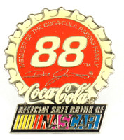 Dale Jarrett #88 Coca-Cola Cap Pin