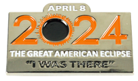 2024 Great American Eclipse - "I Was There" Pin