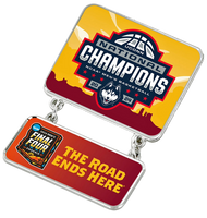 UConn 2024 Men's Final Four Champs Dangler Pin - 2.25"