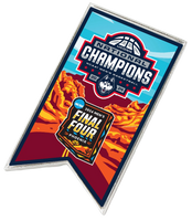 UConn 2024 Men's Final Four Champs Banner Pin