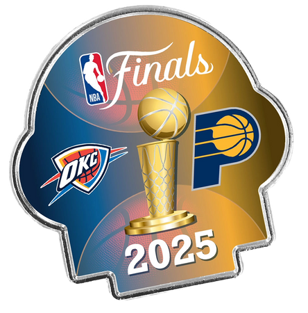 Thunder vs. Pacers 2025 NBA Finals Dueling Pin
