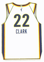 Caitlan Clark Indiana Fever #22 White Jersey Pin