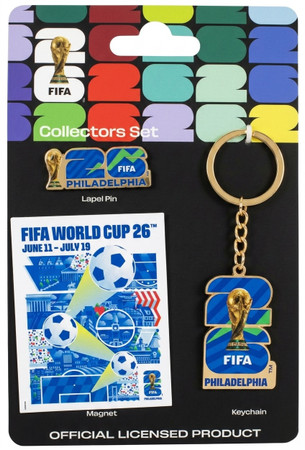 2026 FIFA World Cup Philadelphia Host City 3-Piece Set - Pin / Key