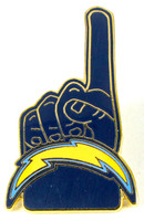 San Diego Chargers #1 Fan Pin