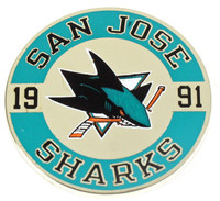 San Jose Sharks Established 1991 Pin