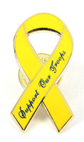 Support Our Troops Yellow Ribbon Pin