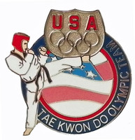 USA Olympic Team Athletes Tae Kwon Do Pin