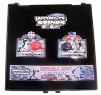 2004 World Series Red Sox vs. St. Louis Cardinals Rivalry Pin Set - Limited 2,004