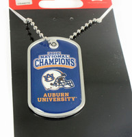 Auburn 2010 National Champions Dog Tag