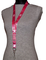 Boston Red Sox Pink Lanyard