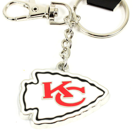 Wristlet Keychain, Keychain Wristlet Lanyard, Sports Team Keychain, Kansas City Chiefs themed, Handmade