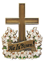 "He Is Risen" Lapel Pin
