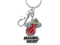 Miami Heat Brass Key Chain